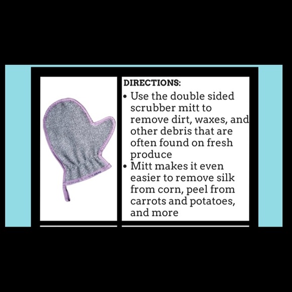 Norwex Veggie Scrub Mitt - Picture 2 of 3